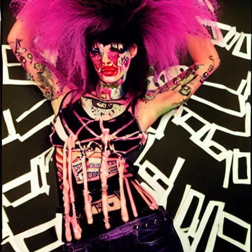 Image similar to Punk girl by David LaChapelle