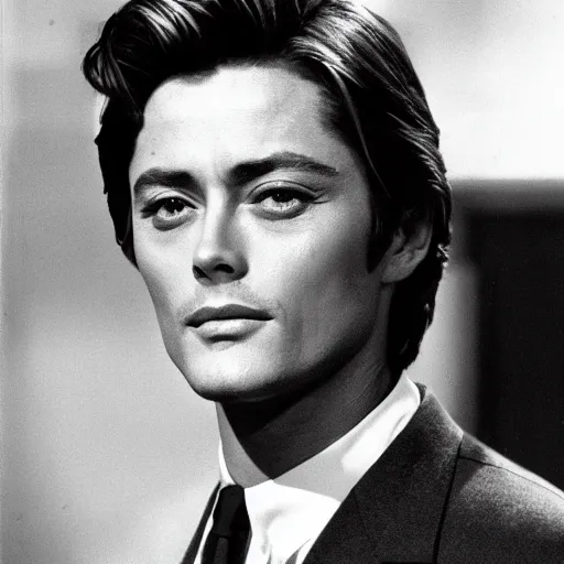 Prompt: Alain Delon