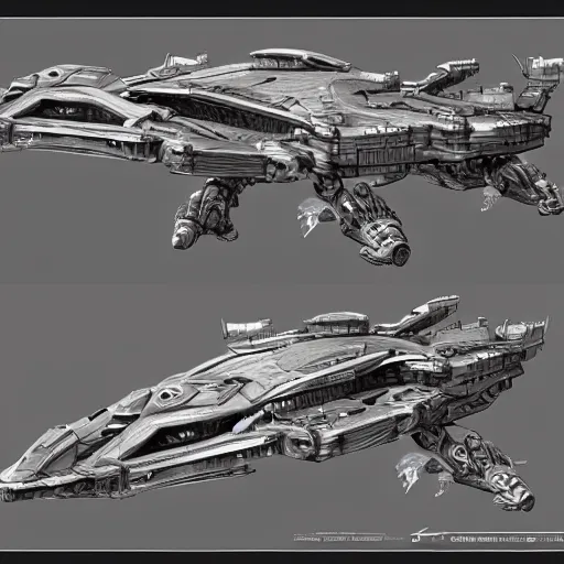 Image similar to sci - fi, space ship, highly detailed, starcraft,