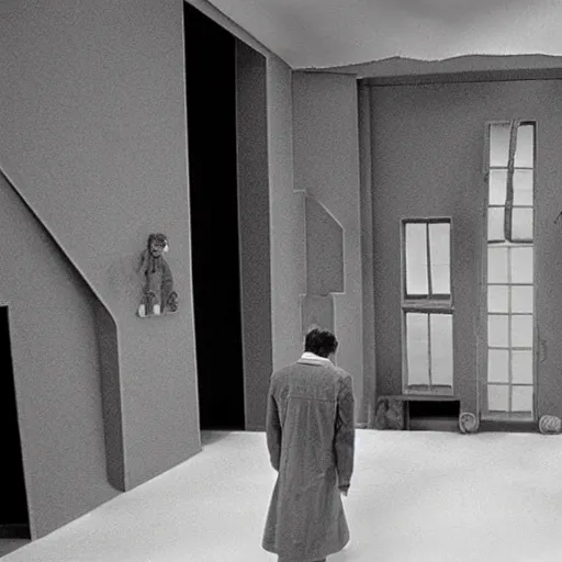 Prompt: unused set from the truman show,