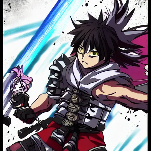 Prompt: berserker anime style