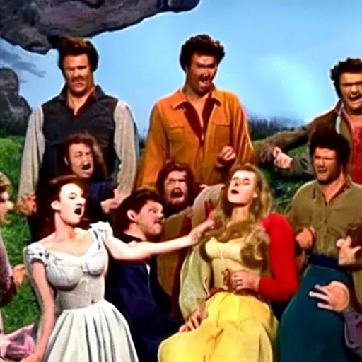 Prompt: seven brides for seven brothers meme