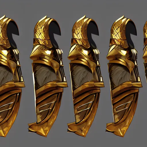 Prompt: azir league of legends golden eagle egyptian helmet ref sheet detailed digital art lineart shaded deviantart artstation 4 k