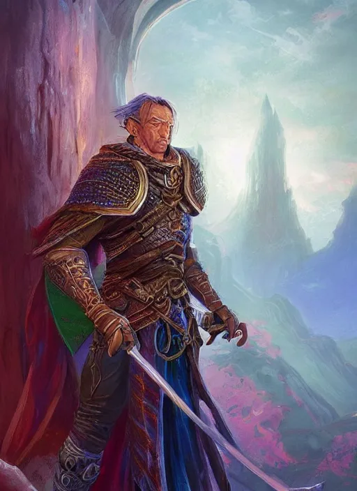 Image similar to palace, dndbeyond, bright, colourful, realistic, dnd character portrait, full body, pathfinder, pinterest, art by ralph horsley, dnd, rpg, lotr game design fanart by concept art, behance hd, artstation, deviantart, hdr render in unreal engine 5