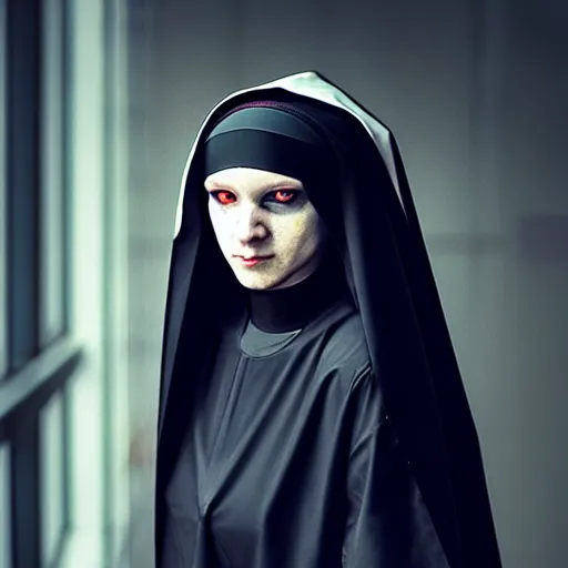 photo of a real-life cyberpunk nun assassin | Stable Diffusion | OpenArt