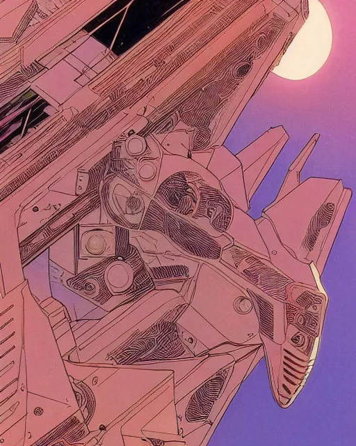 Image similar to synth by Moebius