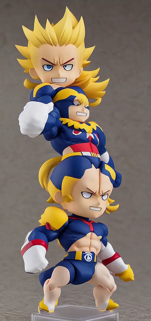 Image similar to ((((All might)))), An anime Nendoroid of (((((All might))))), figurine, detailed product photo