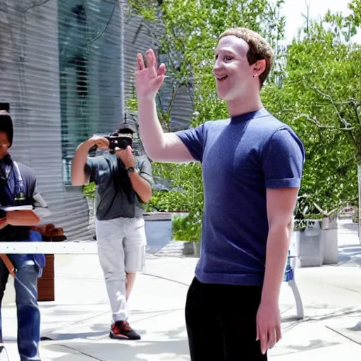 Image similar to mark zuckerberg learning to fly