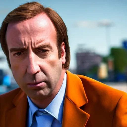 Image similar to super high quality saul goodman, realistic photorealistic high-resolution saul Goodman, very saul goodman, high def, saul, saul Goodman, better call saul, better call saul Goodman, 8k, 4k, professional, depth of field, sigma art 85mm f1.4, large sensor dslr, professional photo, saul goodman, very very saul goodman