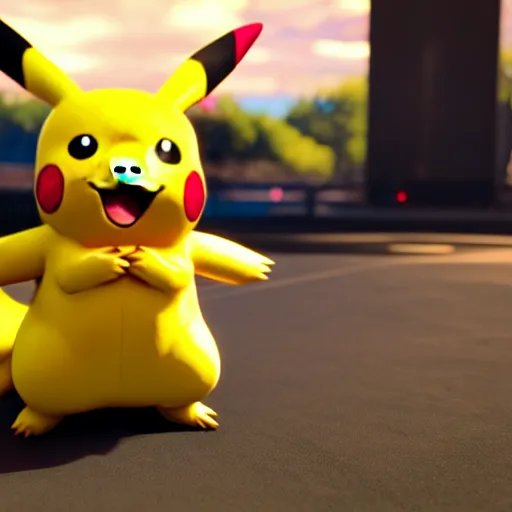 Image similar to pikachu in destiny 2, highly detailed, extremely high quality, hd, 4 k, 8 k, canon 3 0 0 mm, professional photographer, 4 0 mp, lifelike, top - rated, award winning, realistic, detailed lighting, detailed shadows, sharp, no blur, edited, corrected, trending