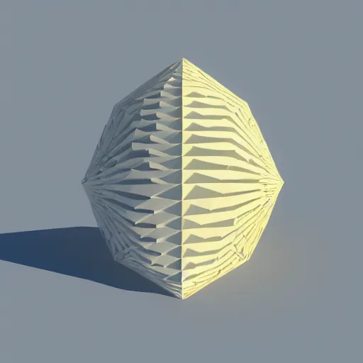 Image similar to low poly 3D model of the meaning of life