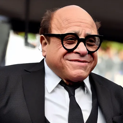 Prompt: danny devito as black widow avenger