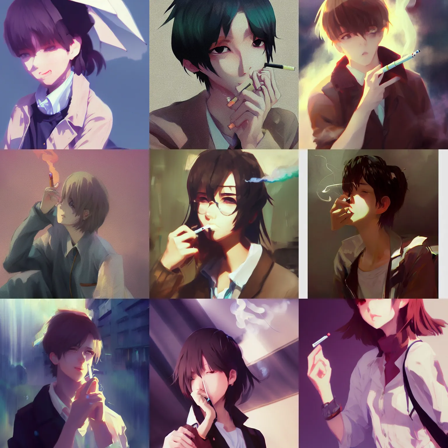 ArtStation - Guren Ichinose (Smoking)