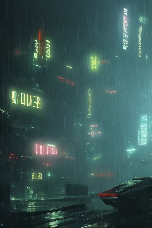 Image similar to an environmental concept art of blade runner 2 0 7 7, highly detailed, environmental light, cinematic by francis tneh