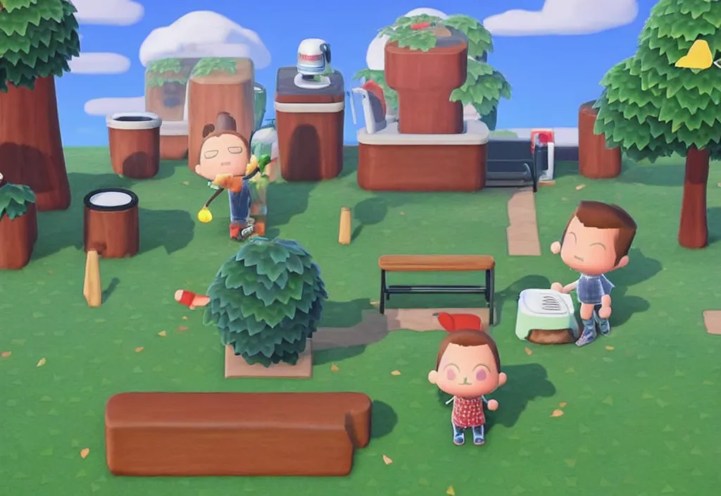 Image similar to elon musk in animal crossing, elon musk in the video game animal crossing, gameplay screenshot, close up, 3 d rendering. unreal engine. amazing likeness. very detailed.