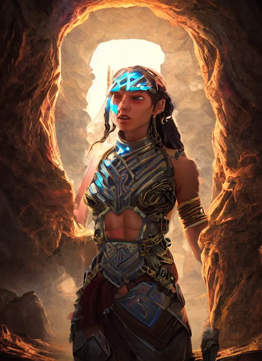 Prompt: An epic fantasy comic book style portrait painting of a laser Shipibo textile doorway to eternity, unreal 5, DAZ, hyperrealistic, octane render, cosplay, RPG portrait, dynamic lighting