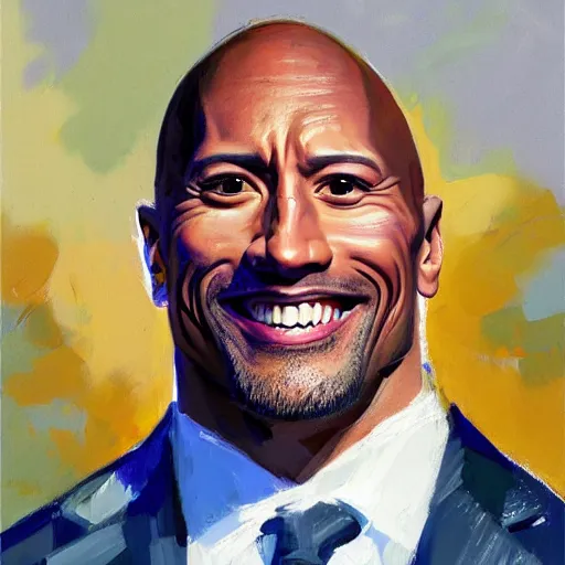 Fat Dwayne The Rock Johnson | Art Board Print