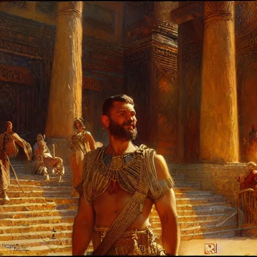 Prompt: babylon the ancient city. highly detailed painting by gaston bussiere, craig mullins, j. c. leyendecker 8 k