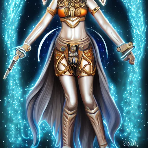 Prompt: starwar goddess by sidwill