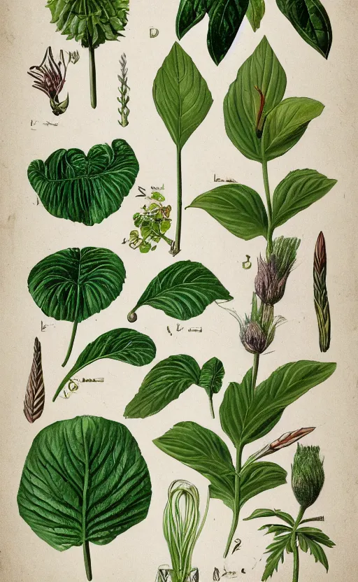 Prompt: plant vintage botanical illustration style