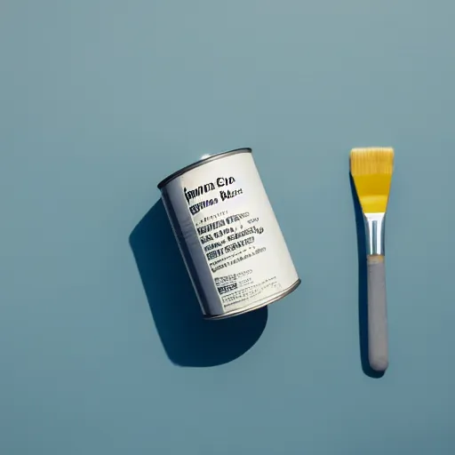 Image similar to can of paint, minimal, modern