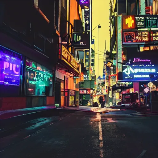 Image similar to auckland city at night, cyberpunk 2 0 7 7 style