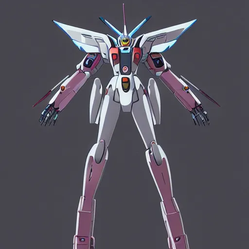 Prompt: vitruvian mecha, concept gundam macross evangelion, illuminated features, dramatic moonlit lighting, diagram specifications notations, artstation