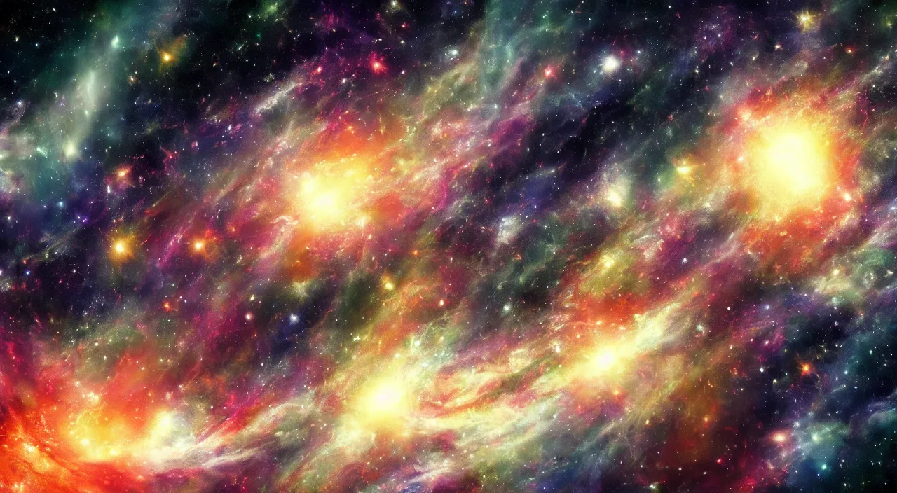 Image similar to wallpaper of the universe exploding