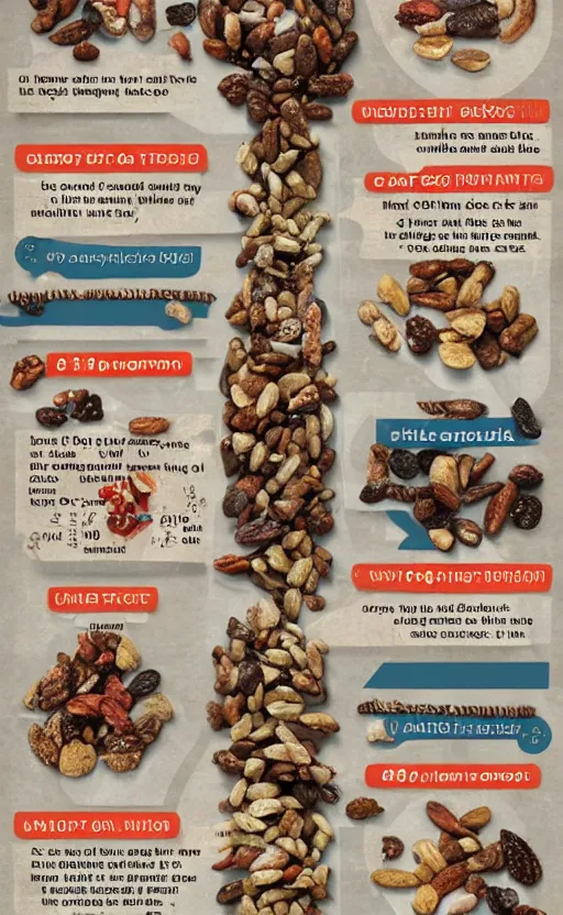 Prompt: infographic for how to build the ultimate trail mix