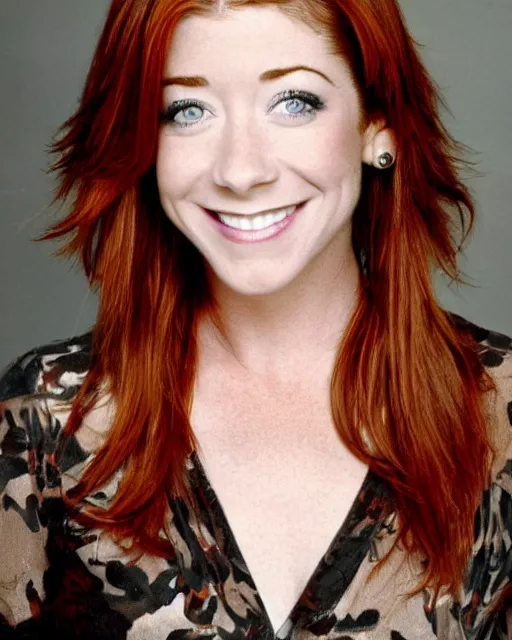 Prompt: beautiful photo of Alyson Hannigan by Lillian Bassmana