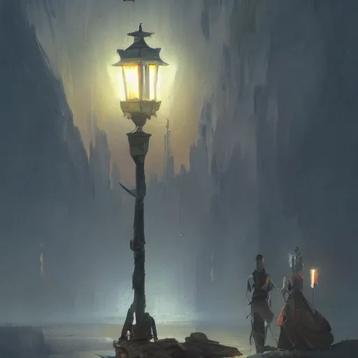 Image similar to concept art, lanterns, 8 k, by james gurney, greg rutkowski, john howe, artstation