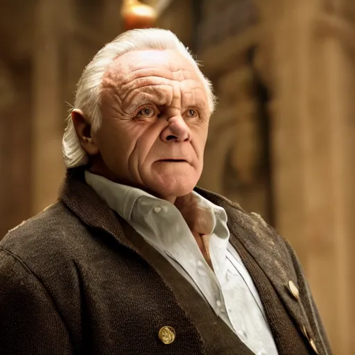 Prompt: anthony hopkins as the beast in disney's the beauty and the beast, 8K artistic photography, photo-realistic