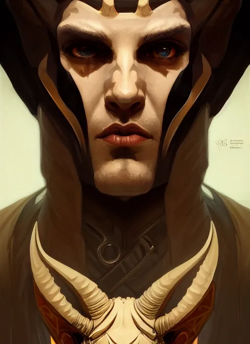 Prompt: symmetry!! portrait of horned borderlands 3 ( male ) psycho, intricate, elegant, highly detailed, digital painting, artstation, concept art, smooth, sharp focus, illustration, art by artgerm and greg rutkowski and alphonse mucha, 8 k