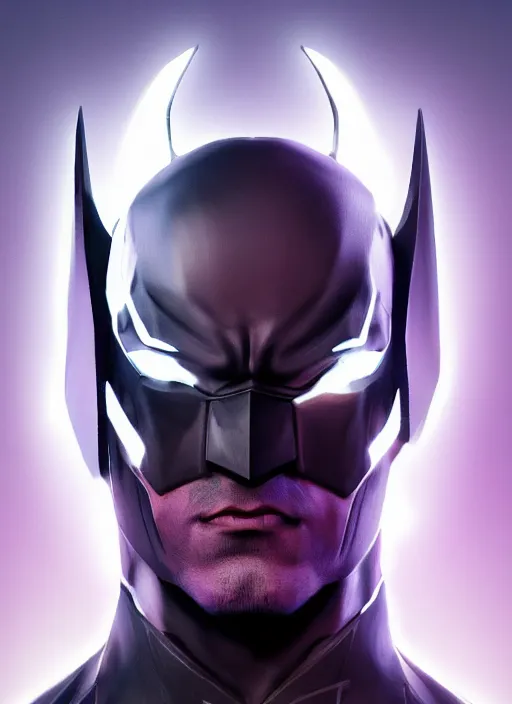 Prompt: glowwave portrait of dark batman from overwatch, au naturel, hyper detailed, digital art, trending in artstation, cinematic lighting, studio quality, smooth render, unreal engine 5 rendered, octane rendered, art style by klimt and nixeu and ian sprigger and wlop and krenz cushart.