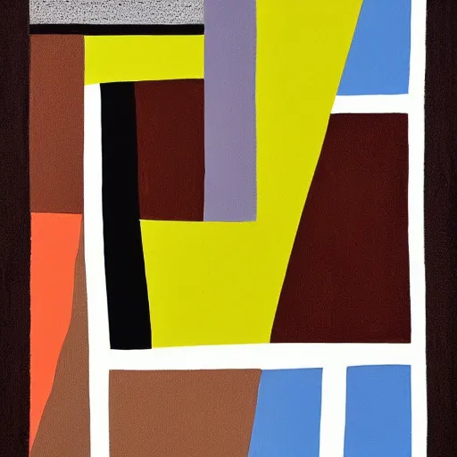 Image similar to A painting of an iphone, abstract painting in the style of Gary Hume and Tatsuro Kiuchi, flat colour-block style, geometric abstraction, earthy colours