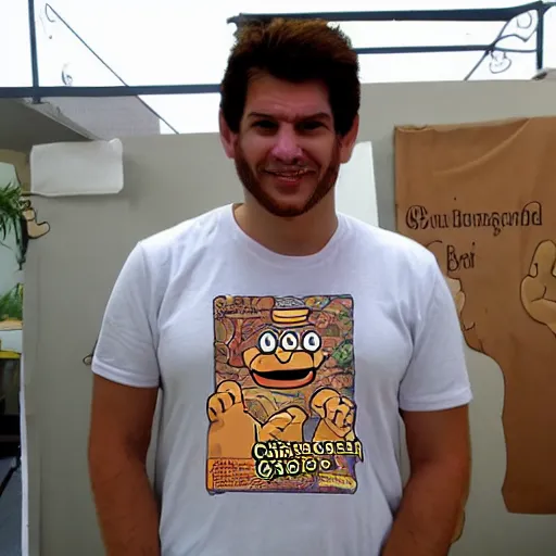 Prompt: human garfield