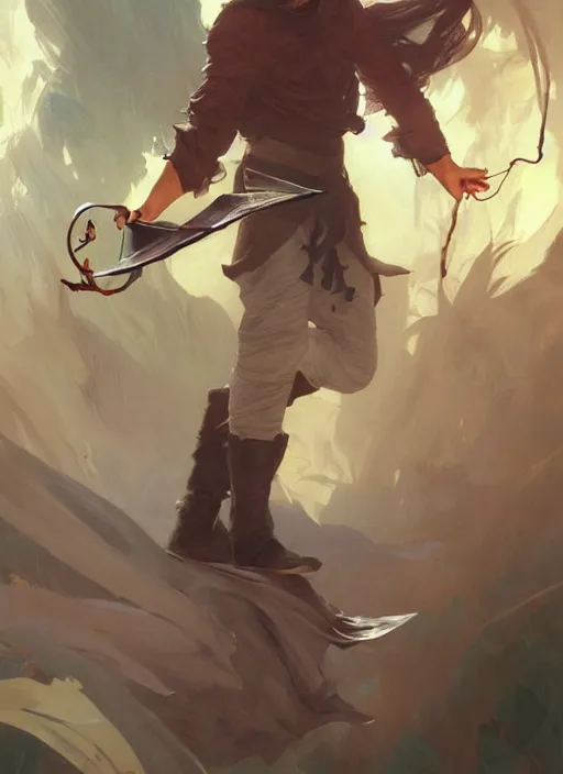 Image similar to character concept portrait of a handsome young adventurous Latino wizard with olive skin casting a love spell, a floating iridescent spell book in the center, intricate, elegant, digital painting, concept art, smooth, sharp focus, illustration, from Metal Gear, by Ruan Jia and Mandy Jurgens and William-Adolphe Bouguereau, Artgerm