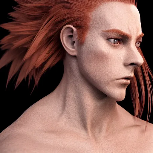 Prompt: Crono portrait, octane render, 4k, highly detailed, hyper realistic