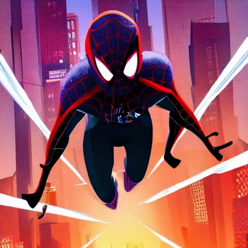 Prompt: Kanye West in Spider-Man: Into the Spider-Verse (2018)