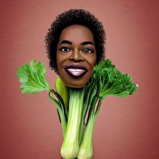 Image similar to a dish of justin beibers face fused with okra veg with green stalky ( ( green justin beiber face ) ), okra shaped stalk nose, oprah okra winfrey sentient veg, by greg rutkowski