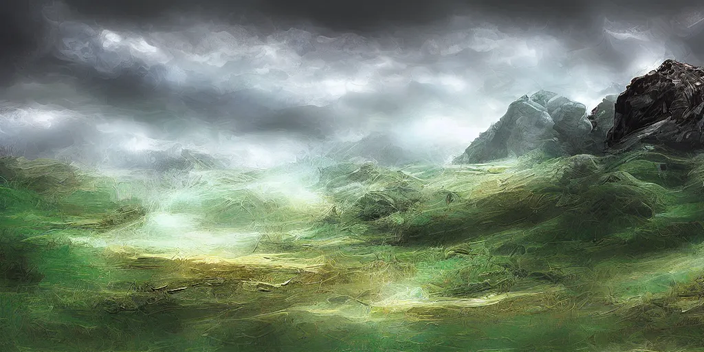 Prompt: ww 4 landscape, digital art