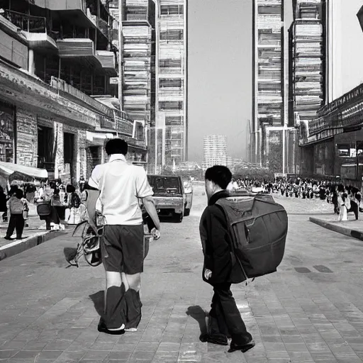 Image similar to Beijing in 1990s, Photography, Highly detailed