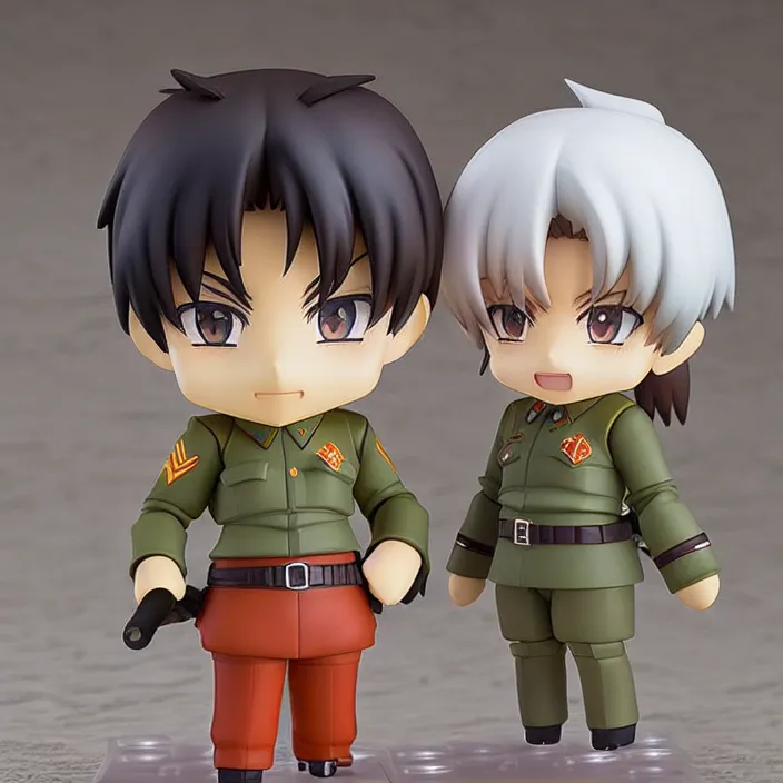 Image similar to An anime Nendoroid of Josaf Stalin, figurine, detailed product photo