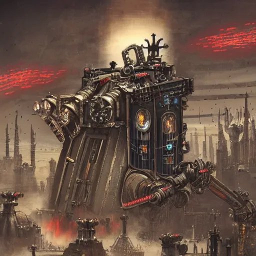 Image similar to adeptus mechanicus