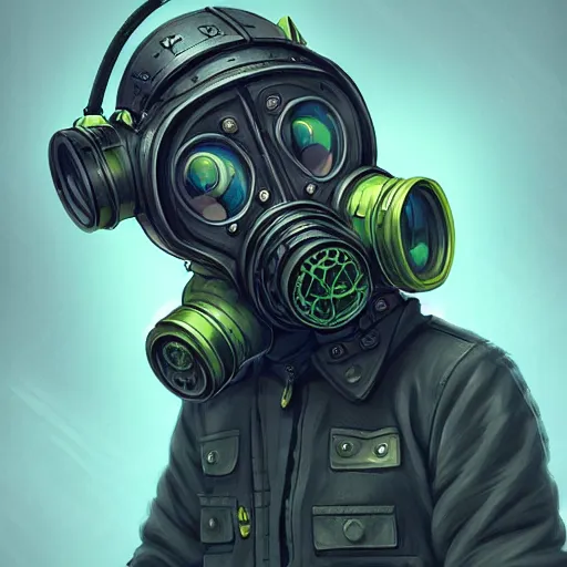 Image similar to my little pony gas - mask, techwear, sci - fi, intricate, elegant, highly detailed, digital painting, artstation, concept art, smooth, sharp focus, illustration, by bartek fedyczak, erak note, tooth wu, neil richards, kan liu, siwoo kim, jisu choe