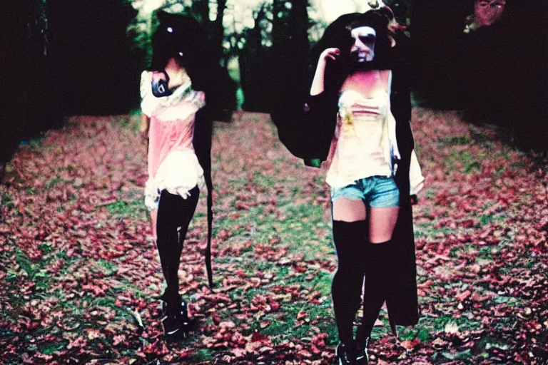 Image similar to 35mm color, lomography, last photo, portrait, fashion, weird, random, strange, spooky, interesting