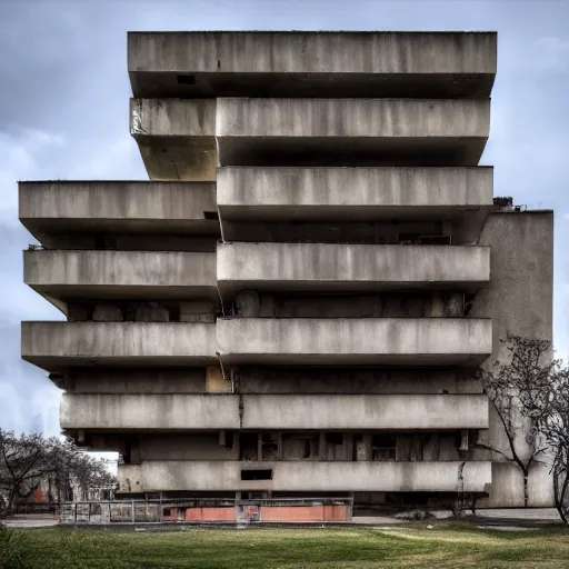 a photo of a brutalist solar punk library 4k Stable Diffusion OpenArt