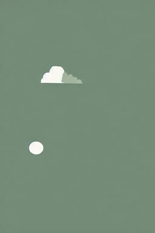 Prompt: a minimalist 2d landscape, phone wallpaper