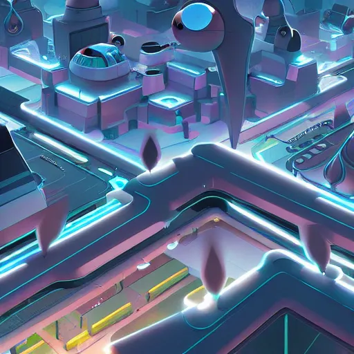 Image similar to cybercity drone shot by tyler edlin and petros afshar and christopher balaskas and marius borgeaud and kiliain eng, global illumination, ambient occlusion, 3 0 mm, well proportioned, highly detailed, rule of thirds