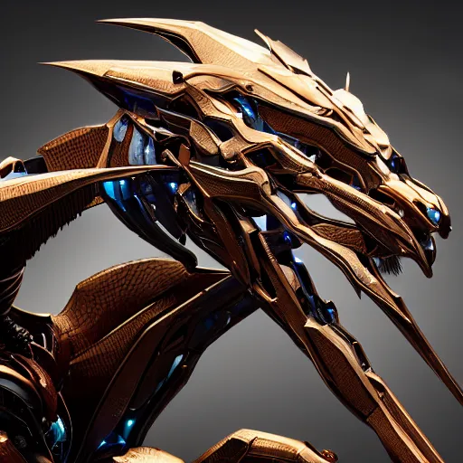 Image similar to a highly detailed close-up, of an awe-inspiring beautiful majestic anthropomorphic humanoid robotic mecha female dragon, with smooth and streamlined armor, standing and posing elegantly, well detailed high quality head with epic LED eyes, sharp and dangerous sleek design, two arms, two legs, long tail, digital art, artstation, DeviantArt, professional, octane render, sunset lighting